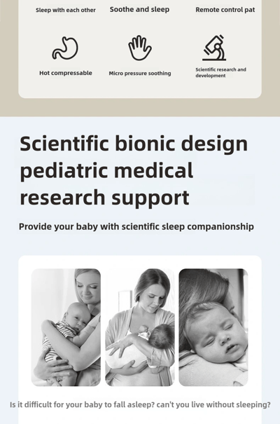 Baby soothing palm cradling sleep patting baby coaxing artifacts